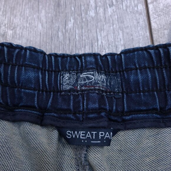 Silver Jeans Womens Joga Sweat Pants Size 26 Dark Denim Jegging Jeans - Picture 6 of 8